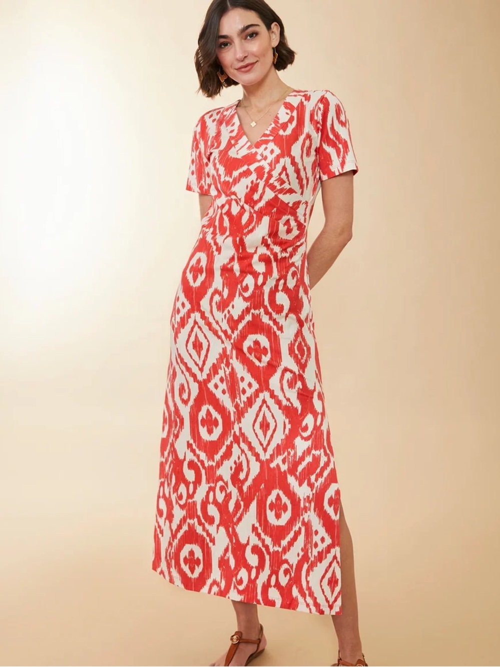 Spartina 449 Junetta Midi Dress Richmond Hill Ikat tuckernuck Anthropologie nwt
